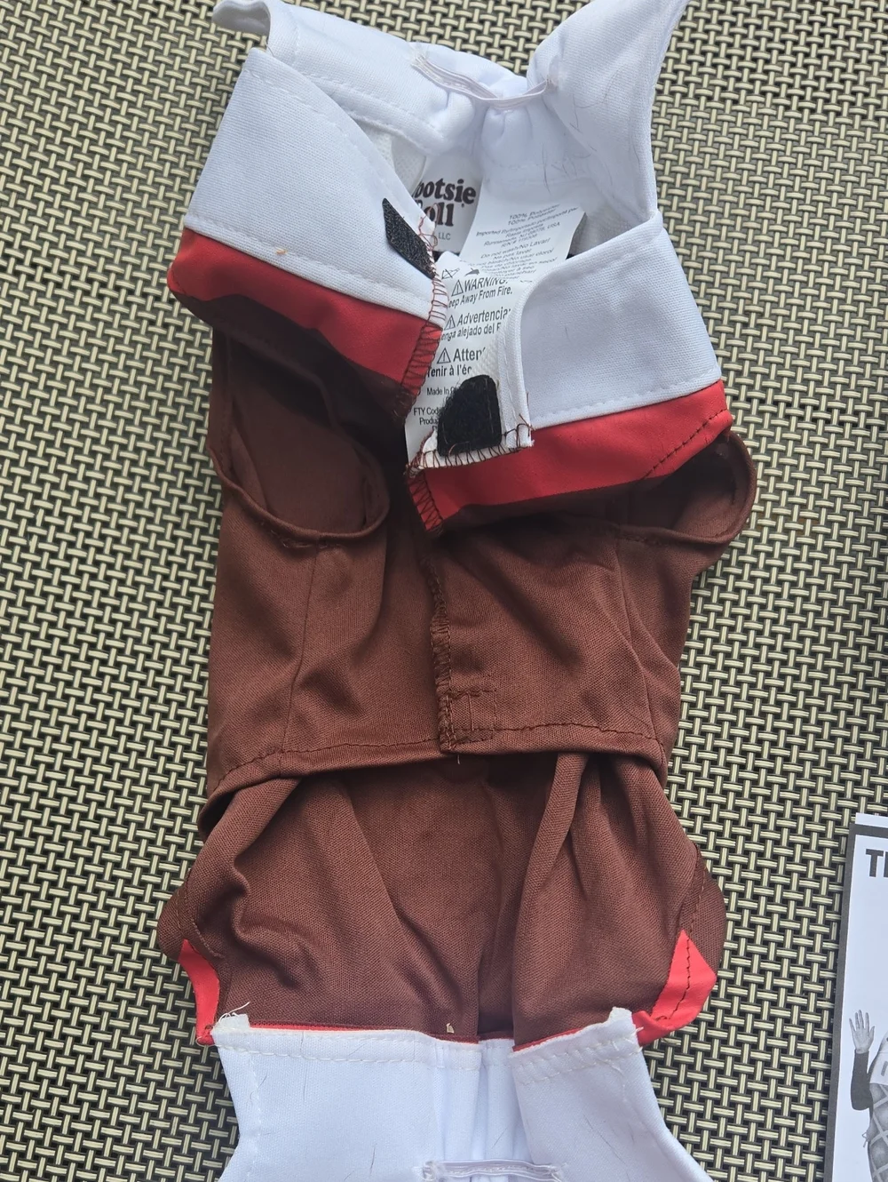 Small Dog Tootsie Roll Halloween Costume - Like New!